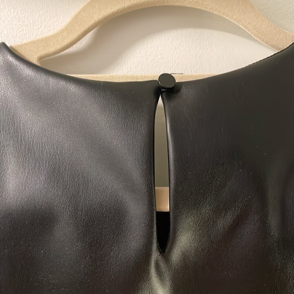 LIKE NEW Forcynthia Faux Leather Dress (S) - Picture 5 of 6